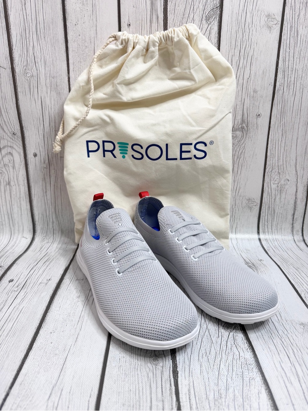 PR SOLES Active Recovery Slip On Gray Sneakers Women’s 9 Or Men’s 7 Like New